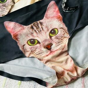 cat panties new with tags size medium kitten print